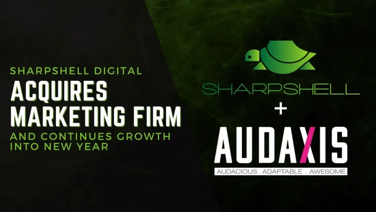 SharpShell Digital acquires Audaxis Marketing, showcasing growth and innovation in digital marketing.