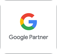 Google Partner logo symbolizing SharpShell Digital's certification for excellence in digital marketing services.