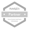 HubSpot Partner badge symbolizing SharpShell Digital's affiliation with the HubSpot Solutions Partner Program, emphasizing digital marketing expertise and collaboration.