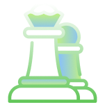 Chess piece illustration symbolizing strategy and growth in digital marketing at SharpShell Digital.