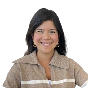 Sabrina Martinez, Email Marketer and Digital Outreach Dynamo at SharpShell Digital, smiling in a professional setting.