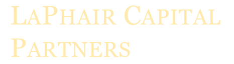 LaPhair Capital Partners logo featuring elegant typography, representing professional branding in web design and development services.