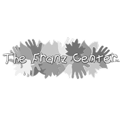 Logo of The Franz Center featuring colorful handprints, representing community and collaboration.