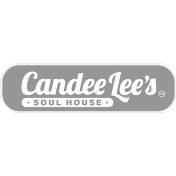 Logo of Candee Lee's Soul House, featuring bold typography and a vintage-style design, representing a soul food restaurant brand.