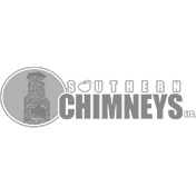 Southern Chimneys logo featuring a chimney silhouette and the brand name, representing professional chimney services.