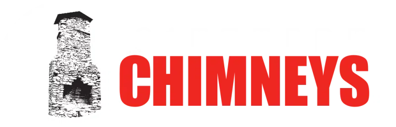 Southern Chimneys logo featuring a stone chimney silhouette and bold red text, representing SharpShell Digital's web design services.
